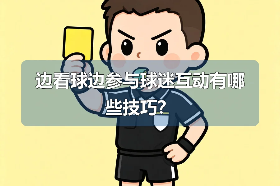 边看球边参与球迷互动有哪些技巧？